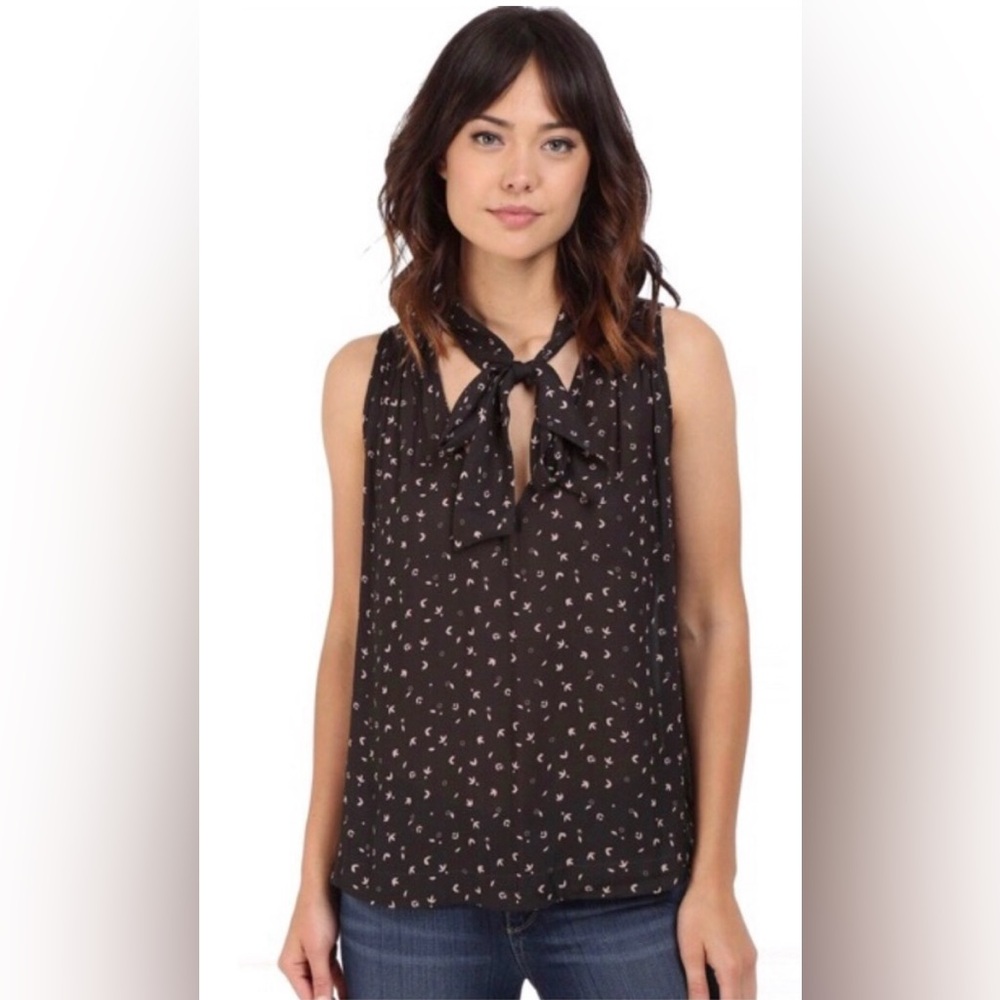 Free People Tie, V-Neck top
